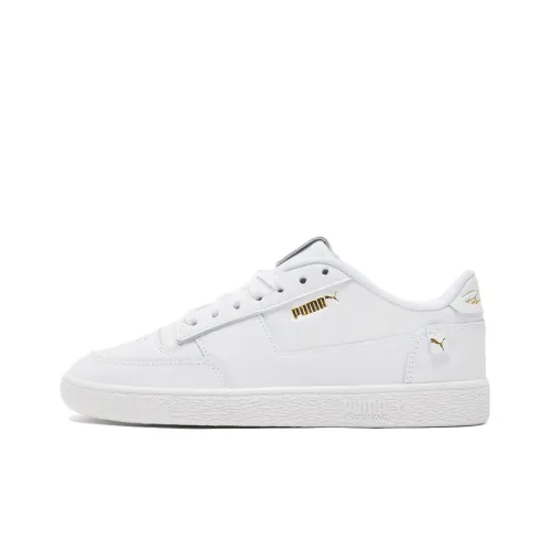 PUMA Ralph Sampson MC Clean Low Скейтборд Кроссовки Унисекс Белый Золото