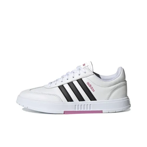 Adidas Neo Gradas Slip-resistant Abrasion-resistant Low Top Скейтборд Кроссовки Женские Белый Черный