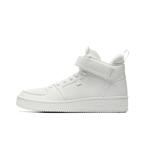 ANTA Противоскользящие Износостойкие Высокие Кроссовки для скейтбординга Женские Белые
