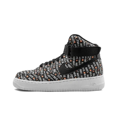 Nike Air Force 1 Hi LX Женские Slip-resistant Abrasion-resistant Легкий High Top Скейтбординг Кроссовки Женские Черный