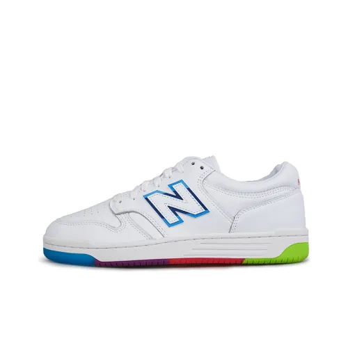 New Balance NB 480 Low Топ Скейтборд Кроссовки Унисекс Белый