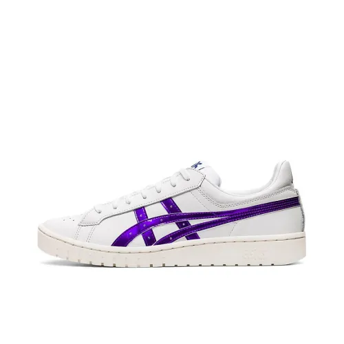 Asics Gel Ptg Low Top Скейтборд Кроссовки Унисекс Белый Фиолетовый