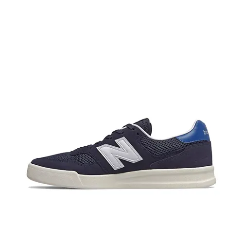 New Balance NB 300 Устойчивые к истиранию Низкие Кроссовки для скейтбординга Унисекс Синие