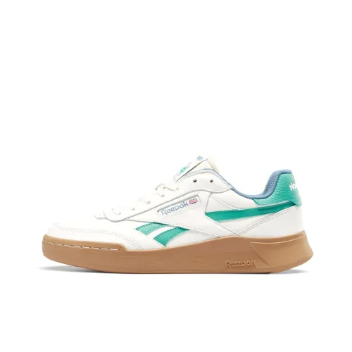 Reebok совместный бренд Club C Revenge Legacy Дышащие Низкие Кроссовки для скейтбординга Унисекс Белый Зеленый Синий