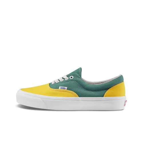 VANS Era L Low Top Скейтборд Кроссовки Унисекс Желтый Зеленый