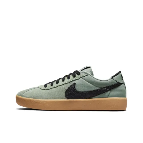 Nike SB Bruin React Slip Resistant Abrasion Resistant Легкий Низкий Топ Скейтборд Кроссовки Унисекс Зеленый Черный