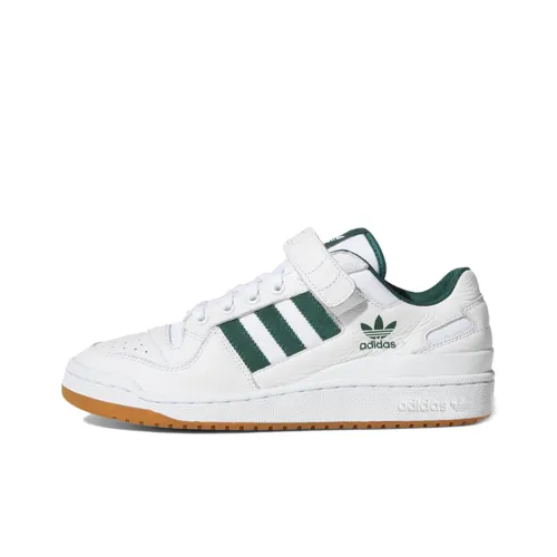Adidas Originals FORUM Low Утонченный Низкий Топ Скейтборд Кроссовки Унисекс Белый Зеленый