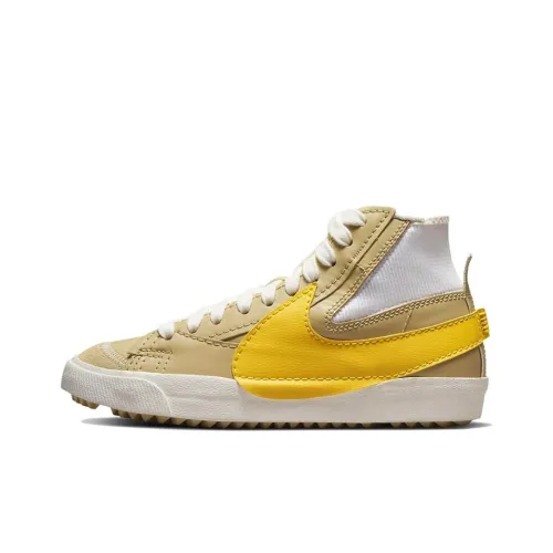 Nike Blazer '77 Jumbo 'Пшеница Трава' Противоскользящие Устойчивые к истиранию Легкие MID Скейтбординг Кроссовки Женские