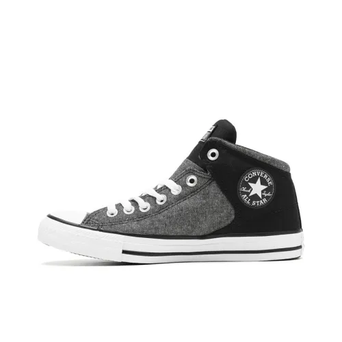Конверс All Star Series CTAS HIGH STREET MID Топ Скейтборд Кроссовки Унисекс Серый Черный