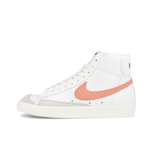 Nike Blazer 77 'Atomic Pink' Покрытие Slip-Resistant MID Скейтбординг Кроссовки Женские Pink White