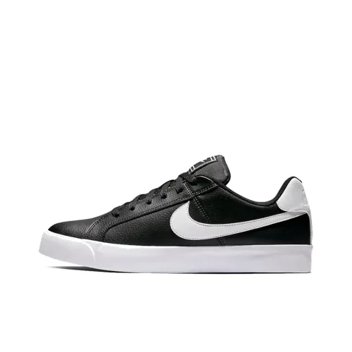 Nike Court Royale AC Low Топ Скейтборд Кроссовки Унисекс Черный Белый