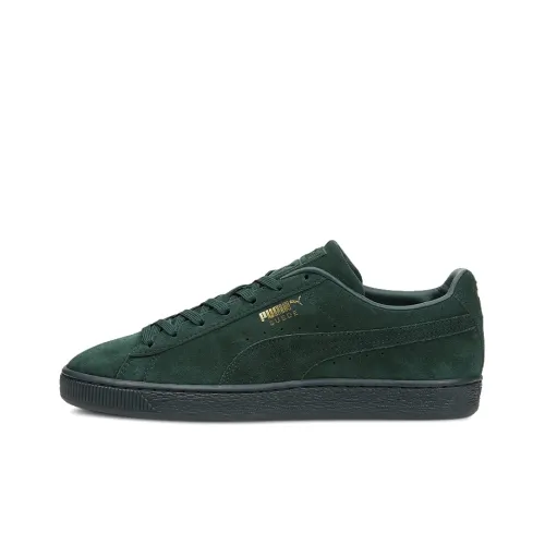 PUMA Suede Series MONO XXI Low Скейтборд Кроссовки Унисекс Зеленый