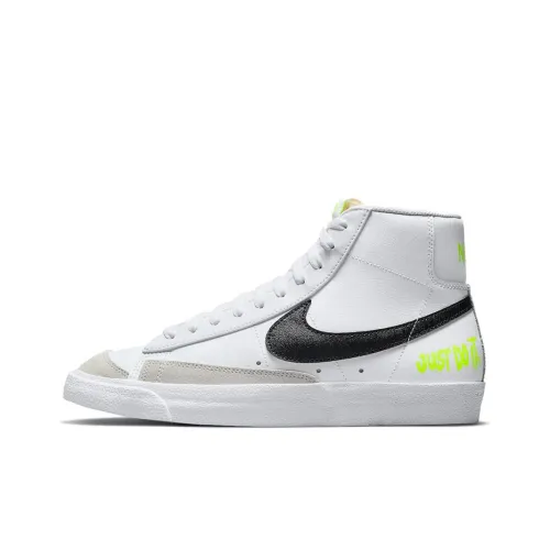 Nike Blazer Mid Just DO IT Противоскользящие амортизирующие кеды для скейтбординга с защитой от износа MID Топ