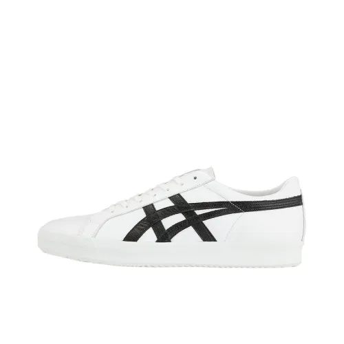 Onitsuka Tiger Fabre BL S BL S DELUXE совместный бренд Устойчивые к истиранию Низкие Кроссовки для скейтбординга Мужские Белый Черный