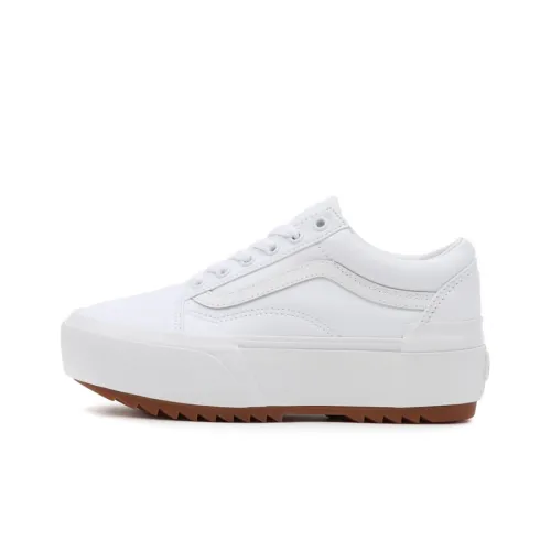 VANS Old Skool Collection Низкие Кроссовки для Скейтбординга Унисекс Белые