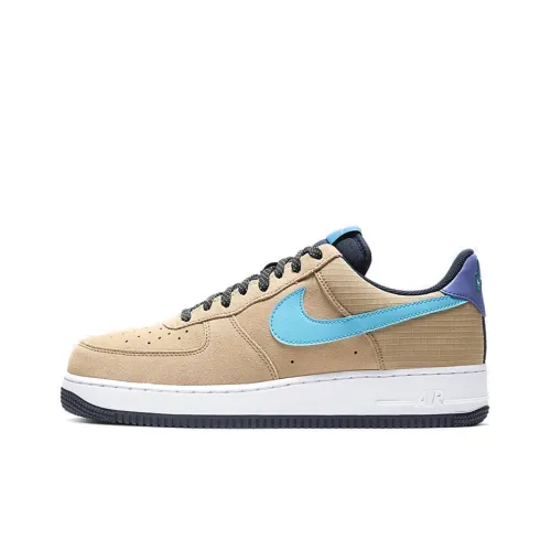 Nike Air FORCE 1 '07 LV8 2 Покрытие Поддержка Низкий Топ Скейтбординг Кроссовки Унисекс Хаки