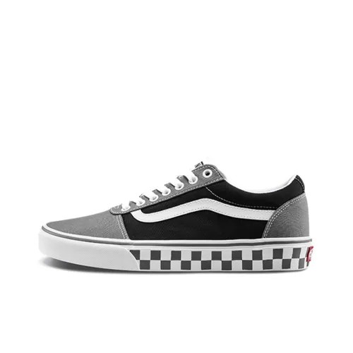 Vans Ward Low Топ Скейтборд Кроссовки Унисекс Черный Серый