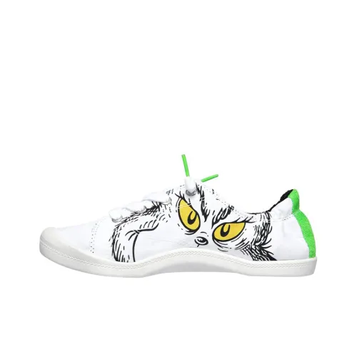 DR. Seuss x Skechers Bob's BEACH BINGO Амортизация Устойчивость к истиранию Легкий Низкий Топ Скейтборд Кроссовки