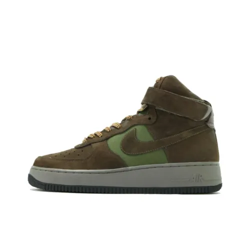 Nike Air Force 1 Bobbito Beef N Broccoli Нескользящие Легкие Высокие Кроссовки для скейтбординга Мужские Коричнево-зеленые