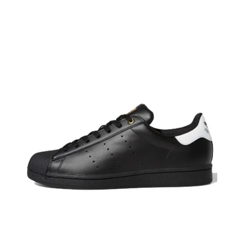 Adidas Originals Stan Smith Slip-Resistant Low Top Скейтборд Кроссовки Унисекс Черный Белый Ласточкин Хвост