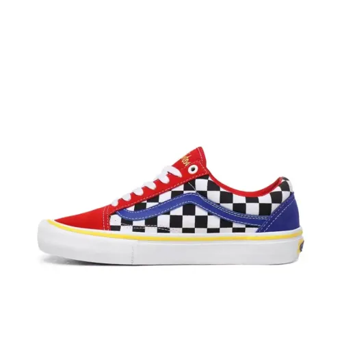VANS Old Skool Collection Brighton Zeuner Pro Low Скейтборд Кроссовки Унисекс Синий Красный