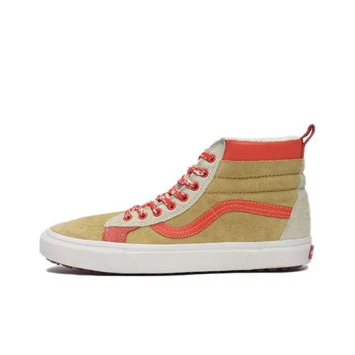VSSL x VANS SK8 Vault MTE LX Высокие Кроссовки для скейтбординга Унисекс Оранжевый Коричневый