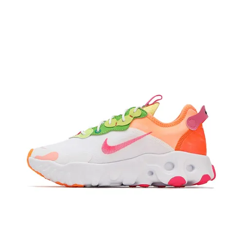 Nike React Art3mis RTL Low Топ Скейтборд Кроссовки Женские Белые Апельсиновые