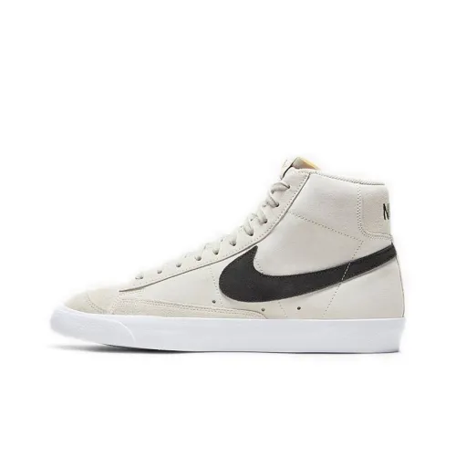 Nike Blazer 77 Термостойкий Slip-Resistant Легкий MID Скейтбординг Кроссовки Унисекс Экрю