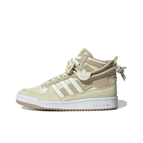 Adidas Originals Forum Mid Топ Кроссовки для скейтбординга Женские Бежевый Коричневый Белый