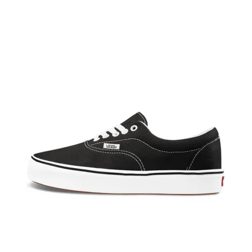 VANS Era Low Топ Скейтборд Кроссовки Унисекс Черный Белый