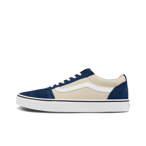 VANS Ward Low Топ Скейтборд Кроссовки Унисекс Синий Коричневый