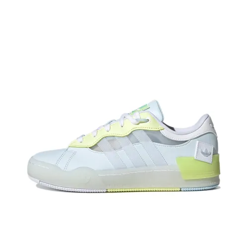 Adidas Originals Rey Galle Аbrasion Resistant Покрытие Slip Resistant Низкие Кроссовки для скейтбординга Женские Белый Желтый