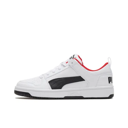 PUMA Rebound Layup LO SL Low Топ Скейтборд Кроссовки Унисекс Белый Черный Красный