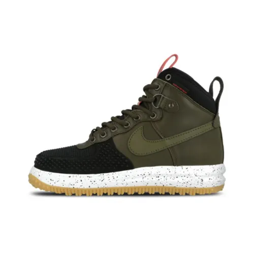 Nike Air Force 1 Duckboot Покрытие Устойчивое к истиранию Высокий Топ Скейтбординг Мужской Яшма