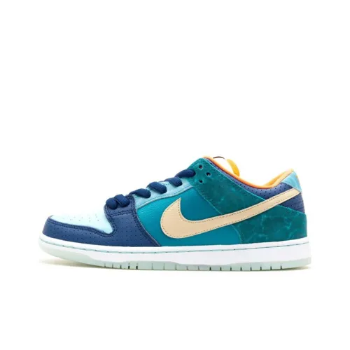Nike Dunk SB Mia Skate SHOP Нескользящий Легкий Низкий Топ Кроссовки для скейтбординга Мужской Синий