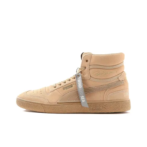 PUMA Ralph Sampson Покрытие Устойчивое к истиранию MID Топ Скейтборд Кроссовки Женские