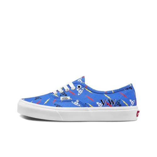 Вивьен Вествуд x VANS Authentic Lightweight Low Топ Скейтборд Кроссовки Унисекс Синий Белый Граффити