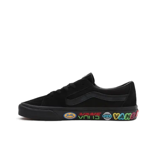 VANS SK8 LOW Легкий Низкий Топ Скейтборд Кроссовки Унисекс Черный
