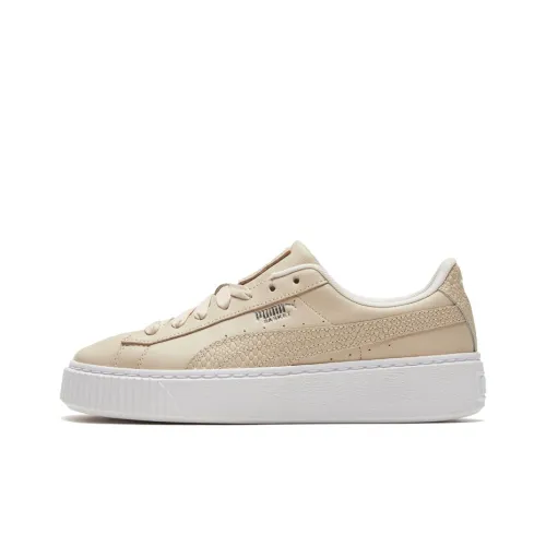PUMA Платформа Snake Low Top Скейтборд Кроссовки Женские Светлый хаки