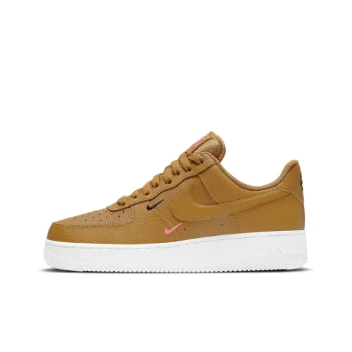 Nike Air Force 1 Slip Resistant Abrasion Resistant Низкие Кроссовки для скейтбординга Женские Коричневый