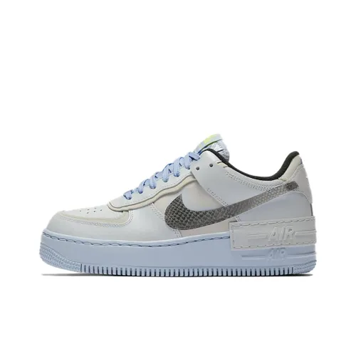Nike Air Force 1 Shadow Low Топ Скейтборд Кроссовки Женские Пыльно-Синий