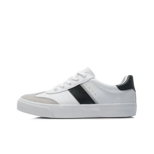 Подкладка Vulc Lite Низкий Топ Скейтборд Кроссовки Мужские Белый Черный