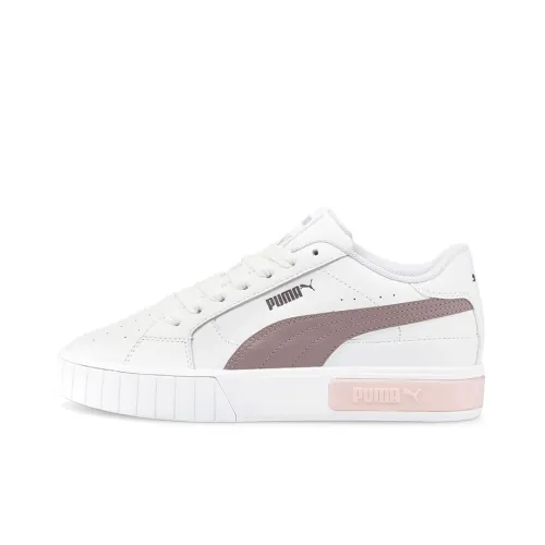 PUMA Cali Star Low Кроссовки для скейтбординга Женские Белый Фиолетовый Розовый