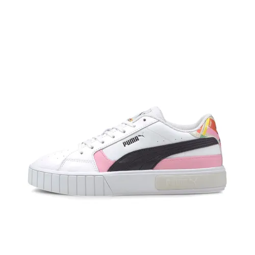 PUMA Cali Star INTL Game Low Топ Кроссовки для скейтбординга Женские Черный белый розовый