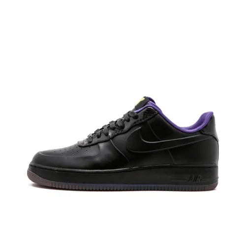 Nike Air Force 1 Kobe Нелипкий Легкий Низкий Топ Скейтборд Кроссовки Мужские Черный Фиолетовый