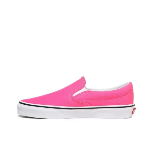 Vans Slip On Series Low Топ Скейтборд Кроссовки Женские Розовые