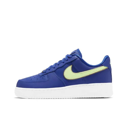 Nike Air FORCE 1 07 ESS Low Топ Скейтборд Кроссовки Женские Синие Зеленые