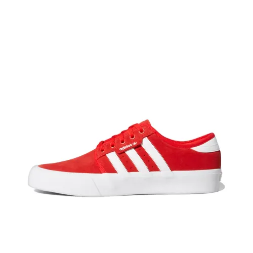 Adidas Originals Seeley XT Slip-Resistant Low Top Скейтборд Кроссовки Унисекс Красный Белый