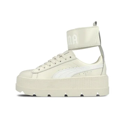 FENTY x PUMA Rihanna Fenty RIHANNA High Топ Кроссовки для скейтбординга Женские Белые