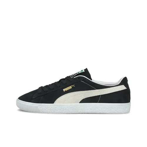 PUMA Suede Vintage Mii 1968 Low Скейтборд Кроссовки Унисекс Хаки Белый Черный
